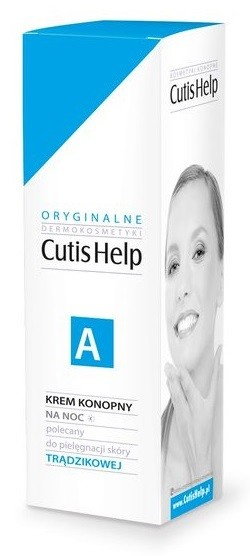 CutisHelp Health Care A Krem Konopny na noc do skóry z problemami  30 ml