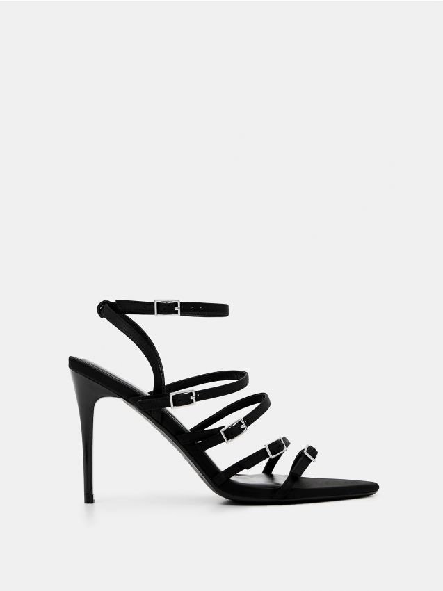 Mohito - Czarne sandały na szpilce - czarny
