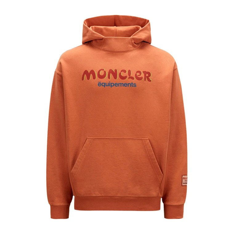 Pomarańczowy Sweter Bawełniany Aw23 Moncler