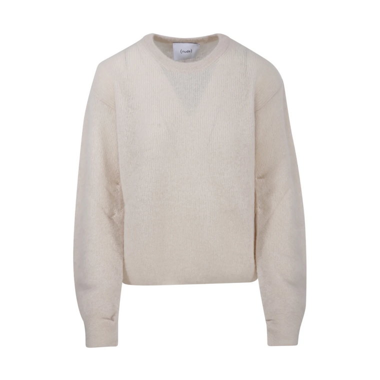 Rose Crew Neck Sweter Nude