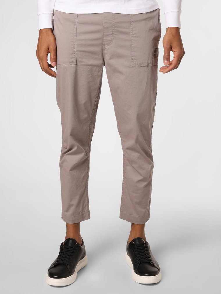 Calvin Klein Jeans - Spodnie męskie, beżowy|szary