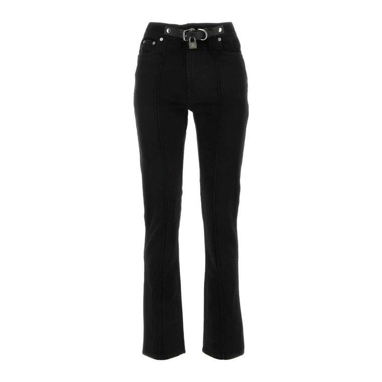 Czarne Jeansy z Denimu - Stylowe i Trendy JW Anderson