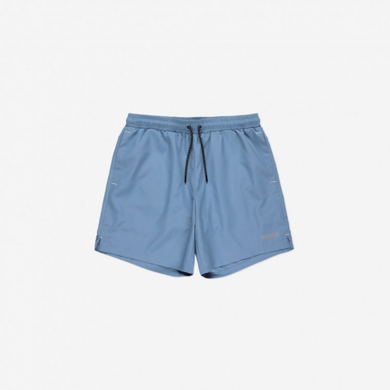 Męskie spodenki  plażowe Prosto Shorts Basy - niebieskie