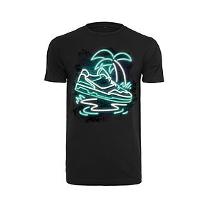 Mister Tee Czarny tshirt męski palm sneaker tee - Męskie - Kolor: Czarne - Rozmiar: S