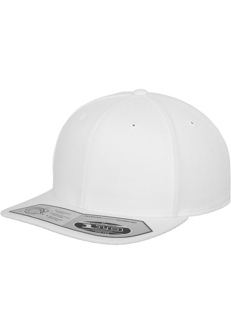 Czapka Z Daszkiem  Snapback Biała Flexfit 110 Fitted