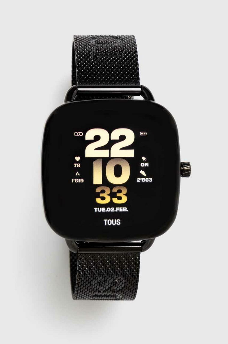 Tous smartwatch damski kolor czarny