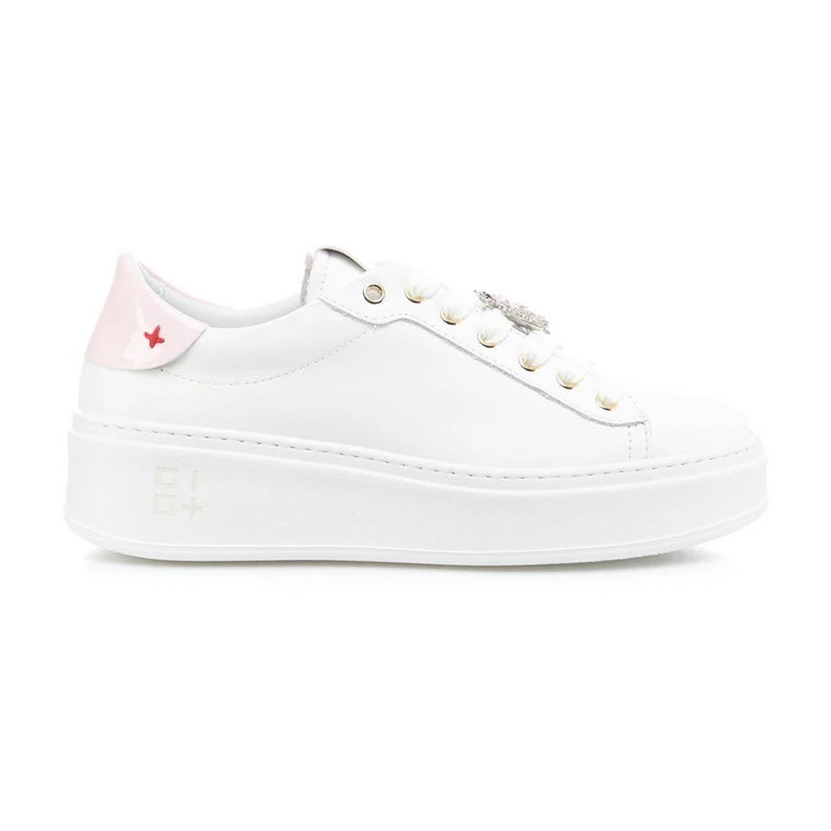 Białe Skórzane Sneakersy - Stylowe i Wygodne Gio+
