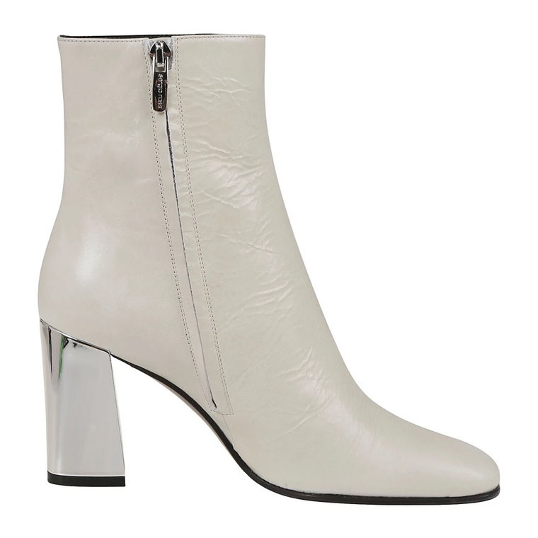 Avorio Bootie-80 - Stylowe i trendy Sergio Rossi