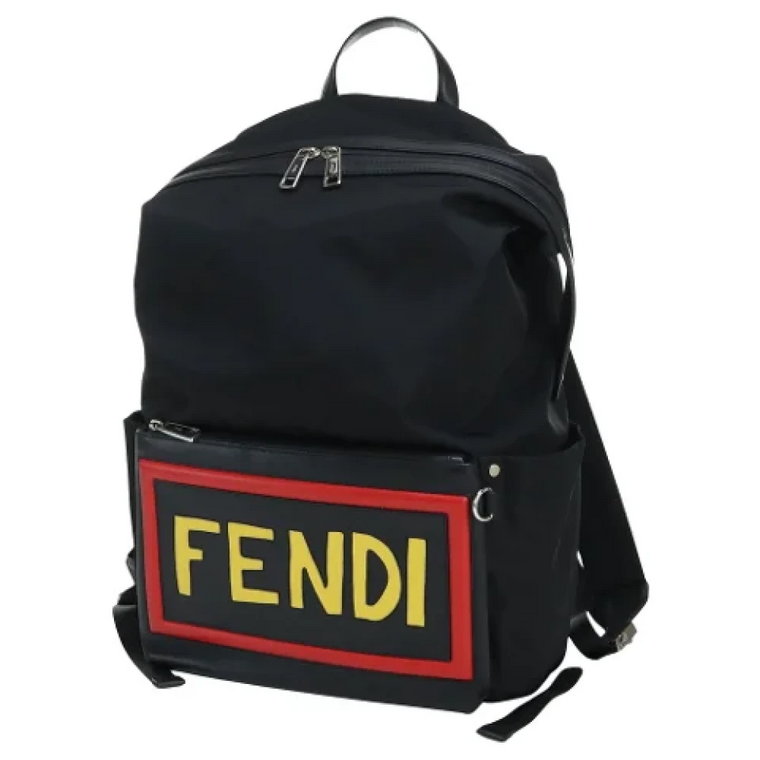 Pre-owned Fabric backpacks Fendi Vintage