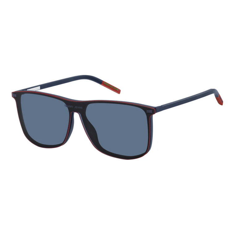 Matowe Niebieskie Okulary Przeciwsłoneczne TJ 0017/Cs Tommy Jeans
