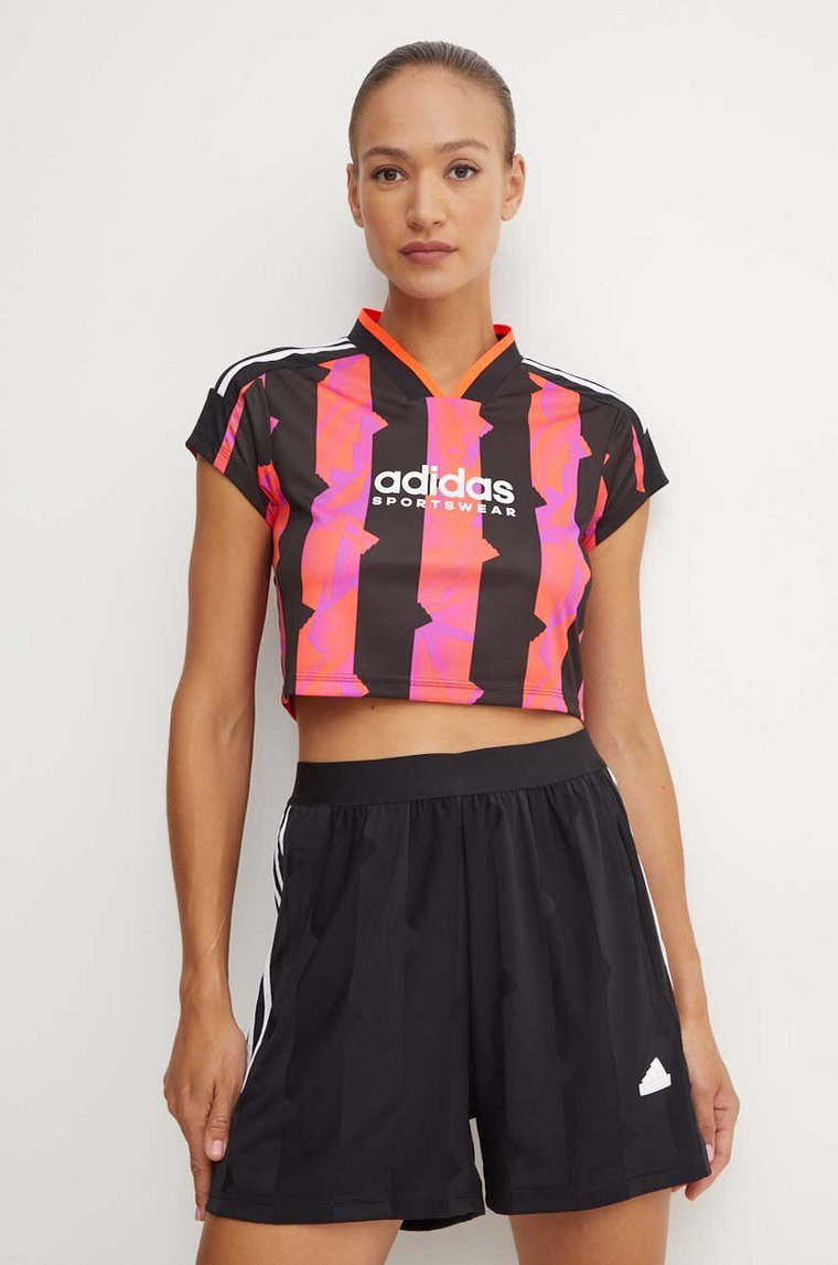 adidas t-shirt Tiro damski kolor czarny IX3517
