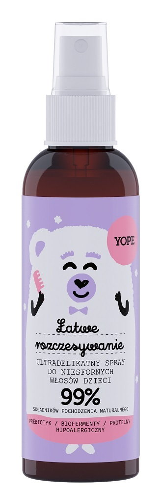 Yope Ultradelikatny Spray do włosów dla dzieci 150ml