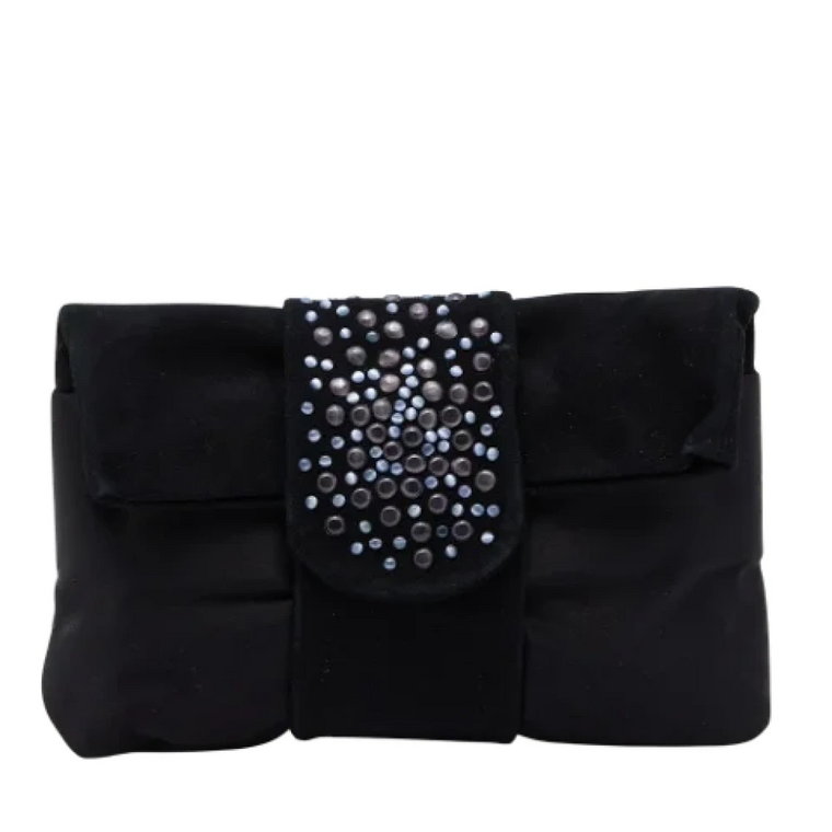 Pre-owned Satin clutches Armani Pre-owned
