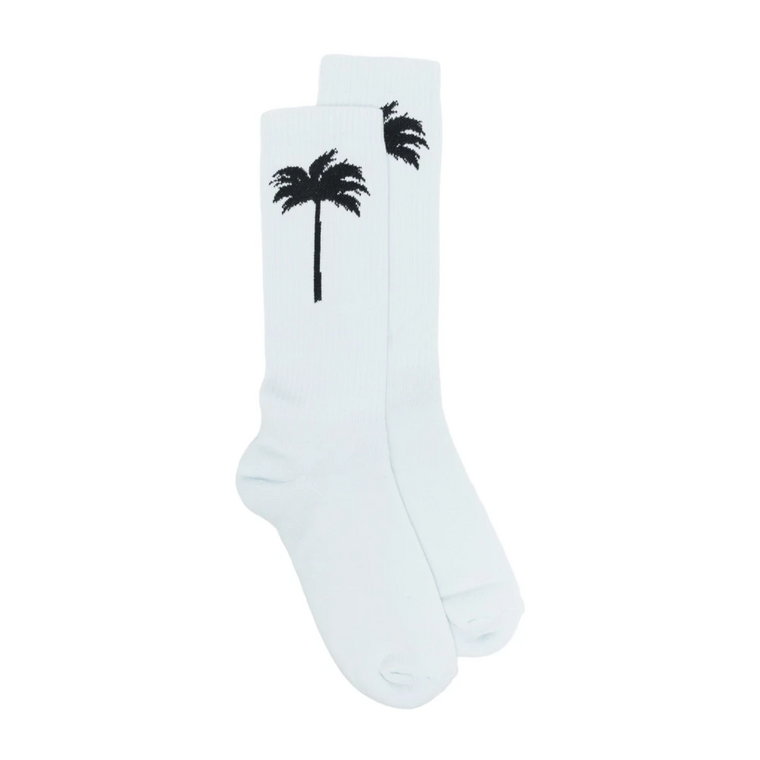 Podnieś swój styl z Intimo Babyblue Black Palm Skarpetkami Palm Angels
