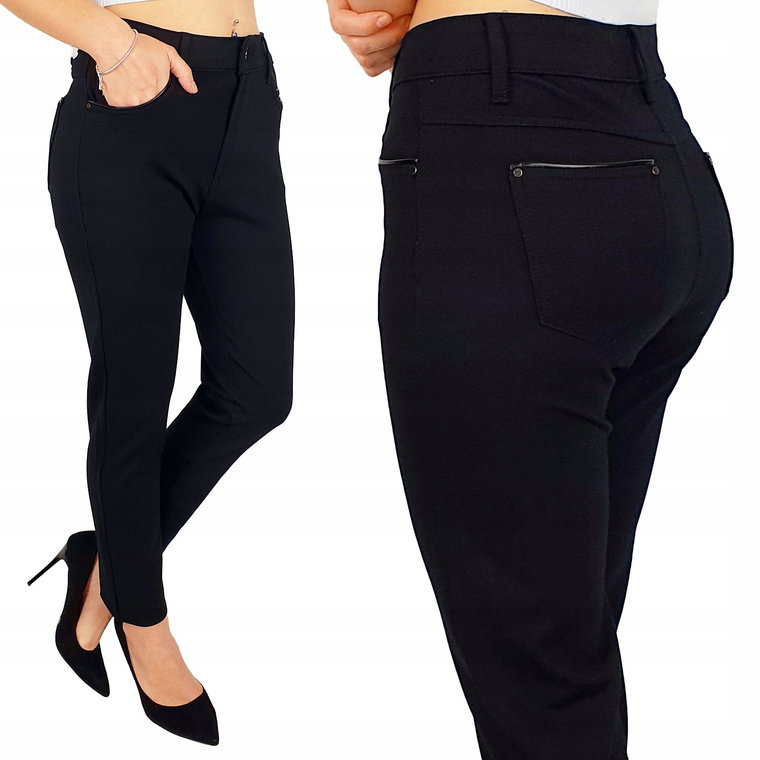 #damskie Spodnie Dopasowane Modelujące Plus Size