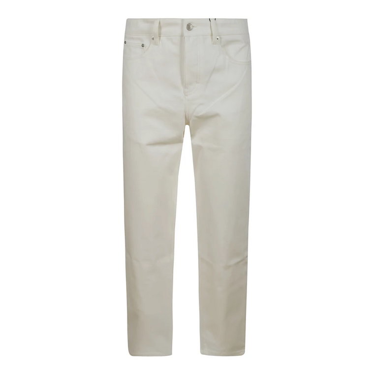 Białe Slim-fit Jeans Ami Paris