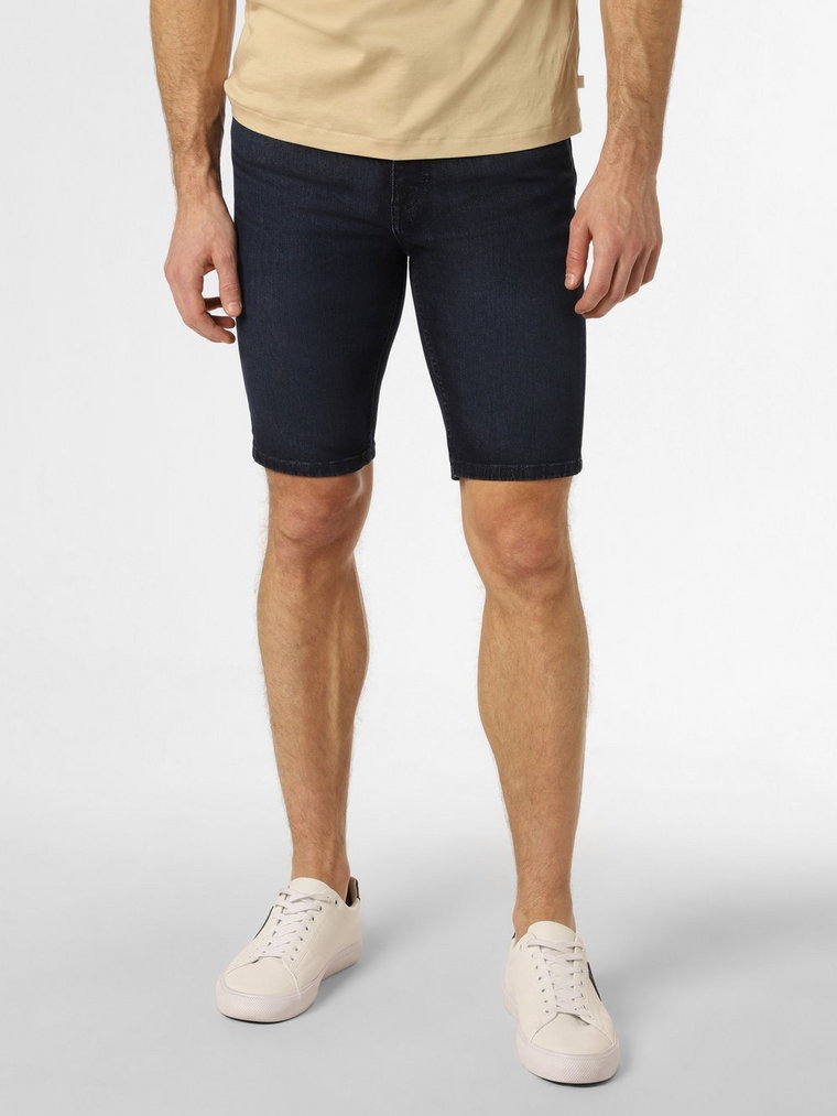 BOSS Orange - Męskie spodenki jeansowe  Delaware-Shorts BC-C SMURF, niebieski