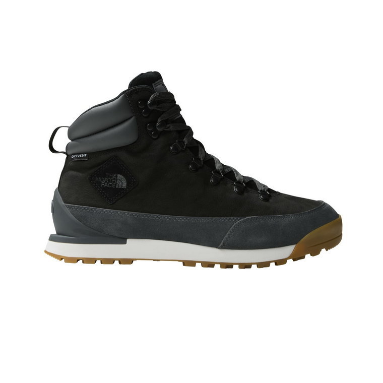 Męskie buty skórzane The North Face Back To Berkeley IV Leather WP black/asphalt grey - 44