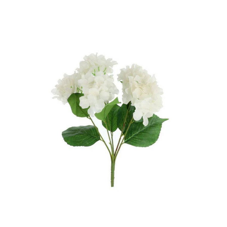 Kwiaty dekoracyjne Bukiet Hortensji biały biały
