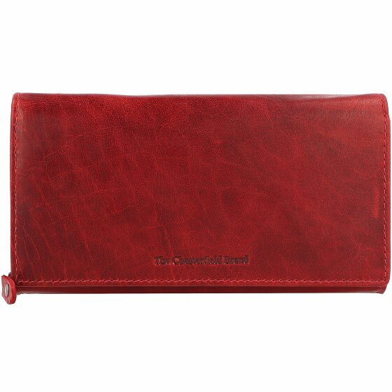 The Chesterfield Brand Antique Buff Portfel Ochrona RFID Skórzany 18 cm rot