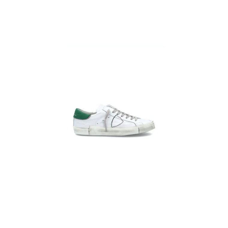 Prsx Blanc Vert Niskie Sneakersy Philippe Model