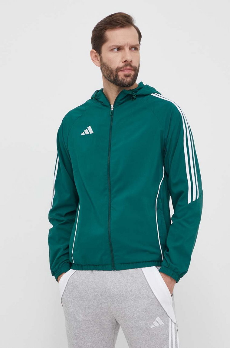 adidas Performance kurtka treningowa Tiro24 kolor zielony przejściowa IM8810