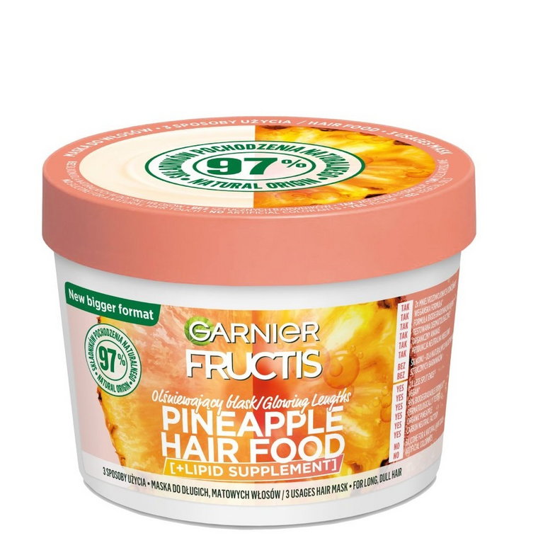 Fructis Hair Food Maska do włosów Pineapple 400 ml