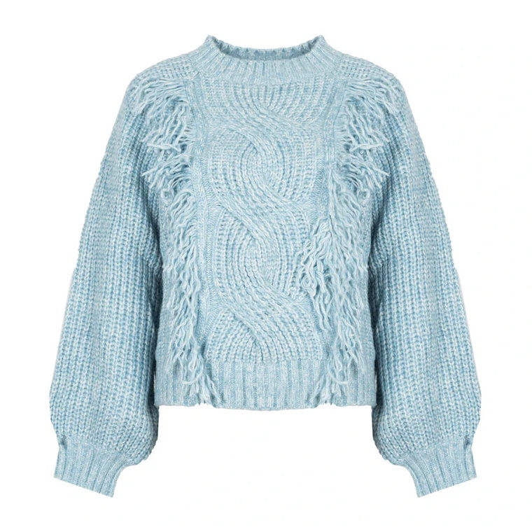 Modny sweter z frędzlami Silvian Heach