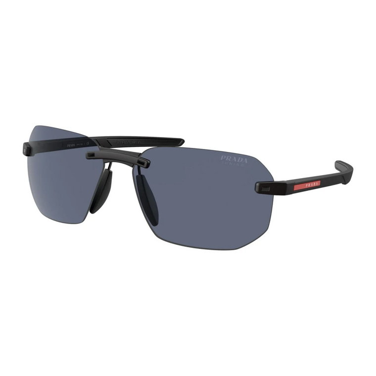 Szare/Niebieskie Okulary PS 09Ws Prada