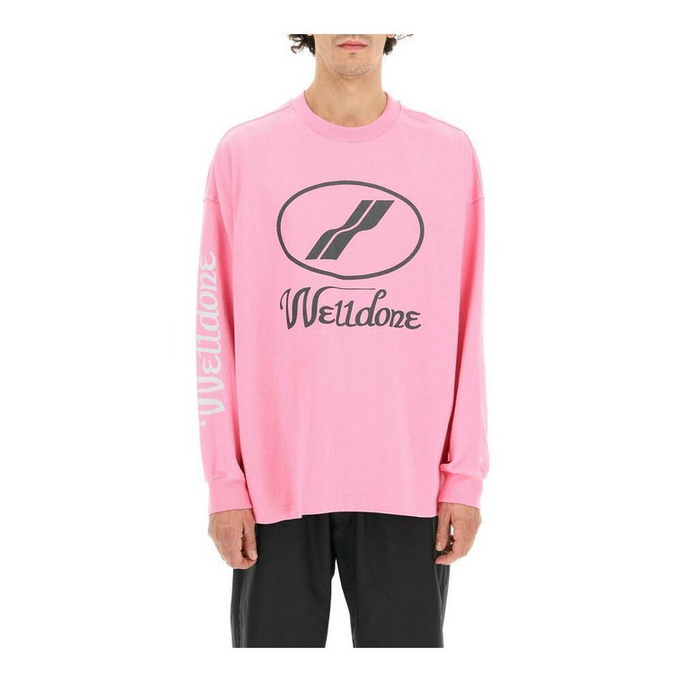Różowa bawełniana bluza We11Done