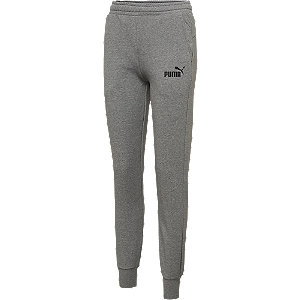 Szare spodnie dresowe puma logo pants - Męskie - Kolor: Popielate - Rozmiar: M