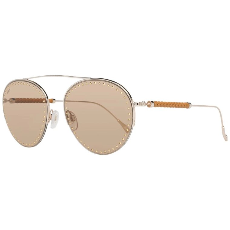 Aviator Sunglasses w Kolorze Różowego Złota Tod's