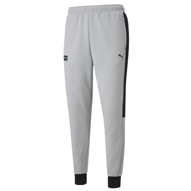 Puma Mercedes-AMG Petronas F1 T7 Sweatpants 599599-02, Męskie, Szare, spodnie, bawełna, rozmiar: S