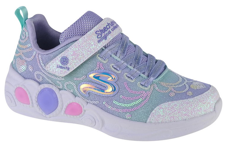 Skechers Princess Wishes 302686L-LVMT, Dla dziewczynki, Wielokolorowe, buty sneakers, tkanina, rozmiar: 32