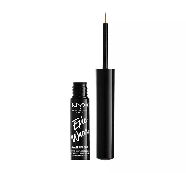 NYX PROFESSIONAL MAKEUP EPIC WEAR METALLIC EYELINER W PŁYNIE 04 BROWN METAL 3,5ML