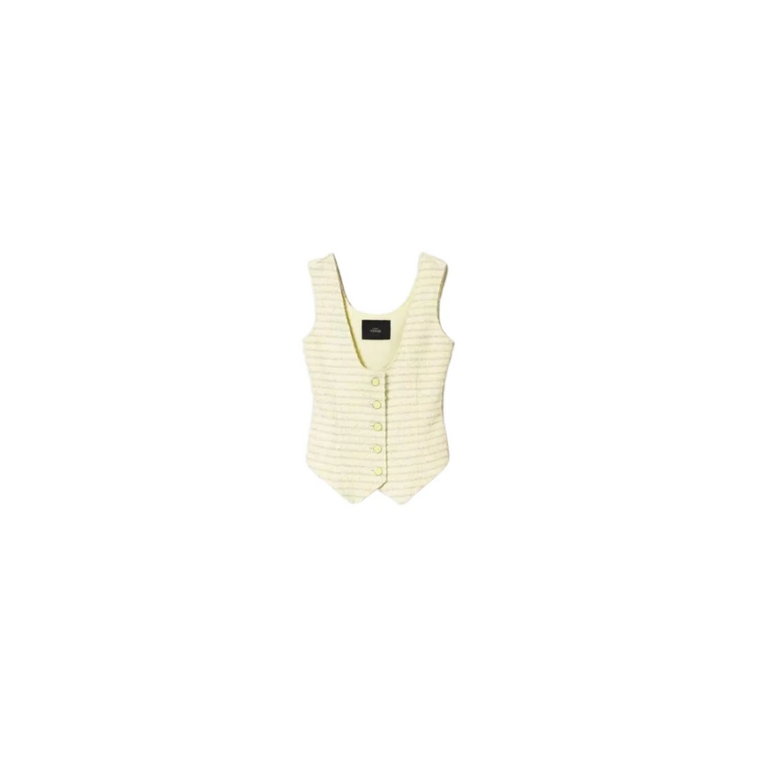 Bouclé Fitted Gilet Twinset