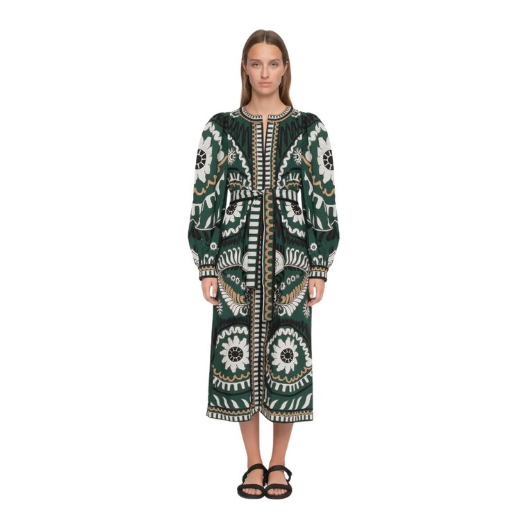 Charlough Graficzny Kaftan Sea NY