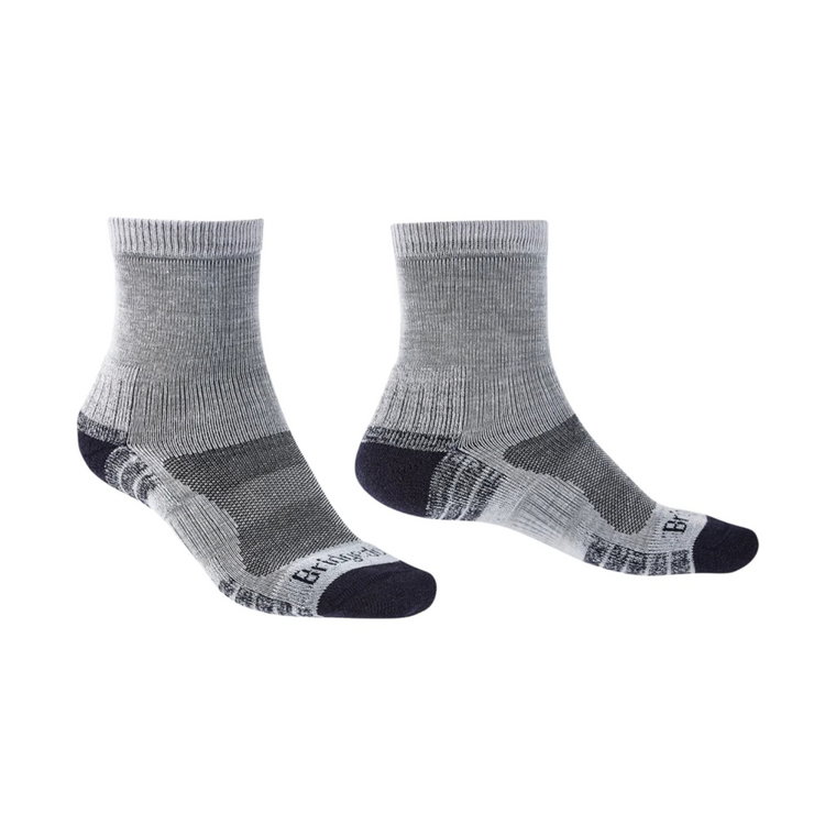 Męskie skarpety trekkingowe Bridgedale Lightweight Merino Performance 3/4 Crew silver/navy  - 40-43