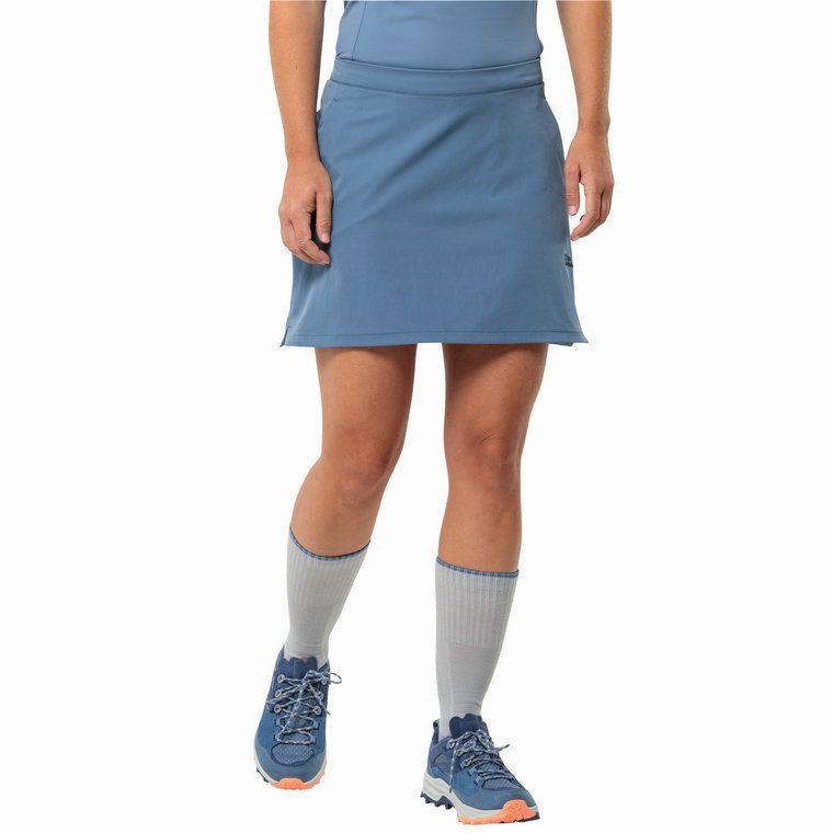 Damskie spódnico-spodenki Jack Wolfskin HIKING ALPINE SKORT W elemental blue - 34