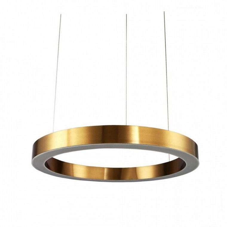 Lampa wisząca circle 40 led mosiądz szczotkowany 40 cm kod: ST-8848-40 brass