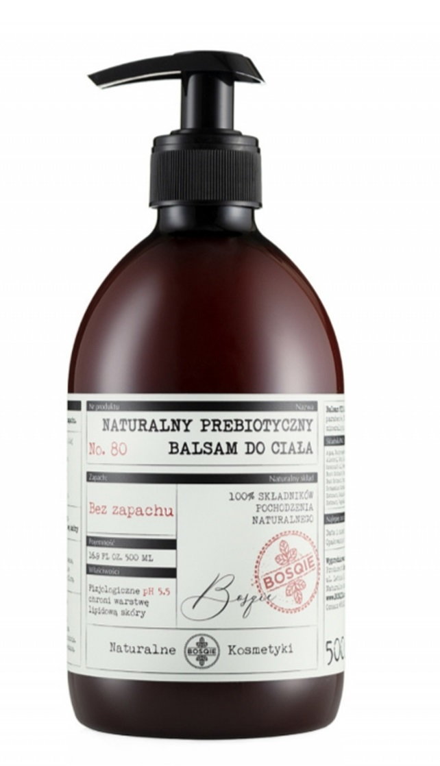 Bosqie 100% naturalny Balsam do ciała bezzapachowy