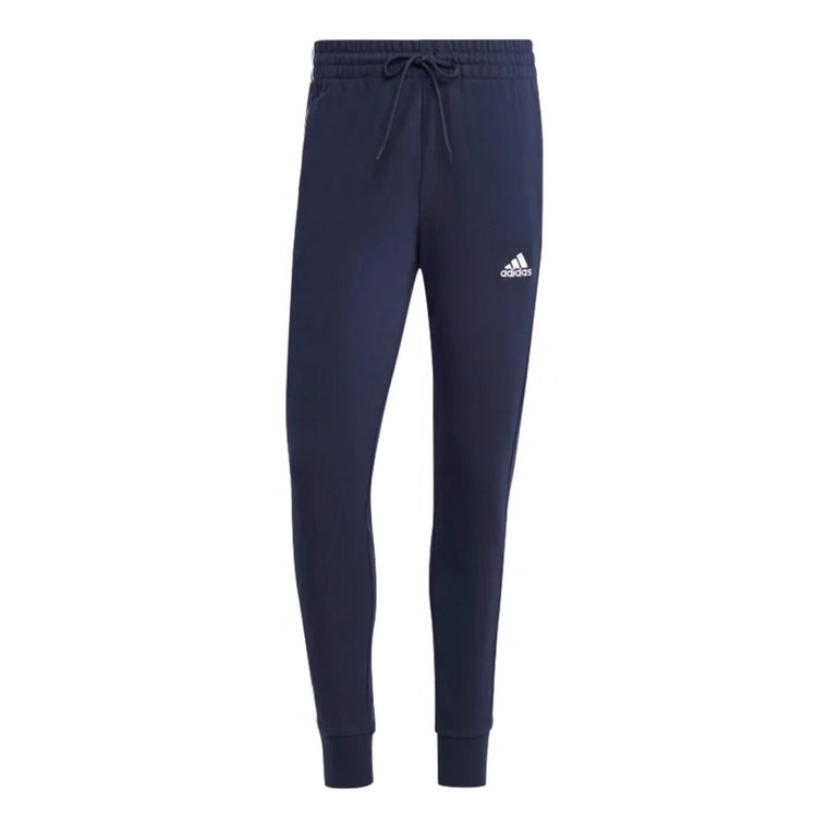 Essentials French Terry Tapered Cuff 3-Stripes Spodnie sportowe Adidas