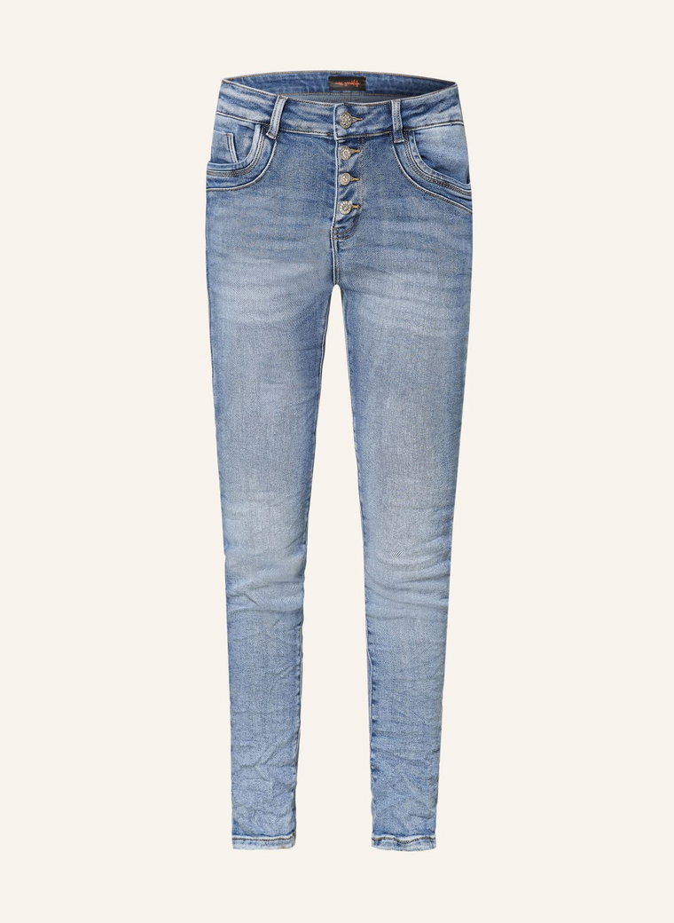 Miss Goodlife Jeansy Skinny Star blau