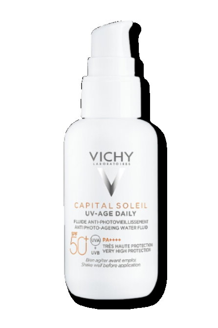 VICHY Capital Soleil UV AGE Fluid przeciw fotostarzeniu się skóry SPF 50+ - 40ml
