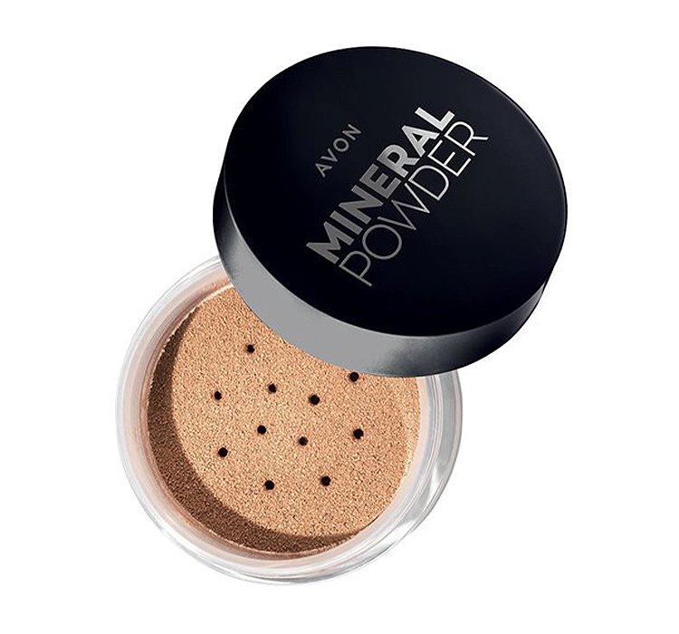 AVON MINERAL POWDER PUDER MINERALNY NUDE 6G