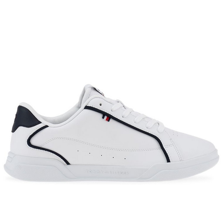 Buty Tommy Hilfiger Lo Cup Leather FM0FM04429-YBS - białe