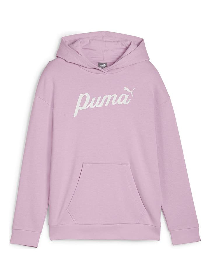 Puma Bluza "ESS+ Script" w kolorze jasnoróżowym