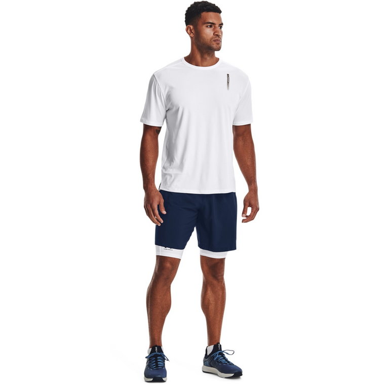 Męskie spodenki treningowe UNDER ARMOUR UA Woven Graphic Shorts - granatowe