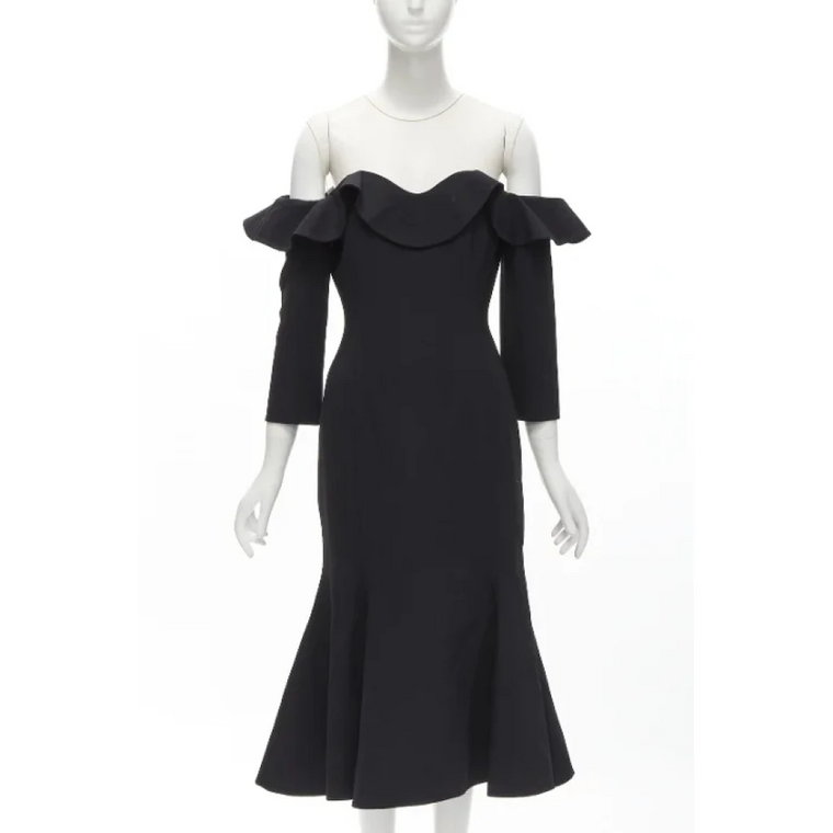 Pre-owned Wool dresses Oscar De La Renta Pre-owned