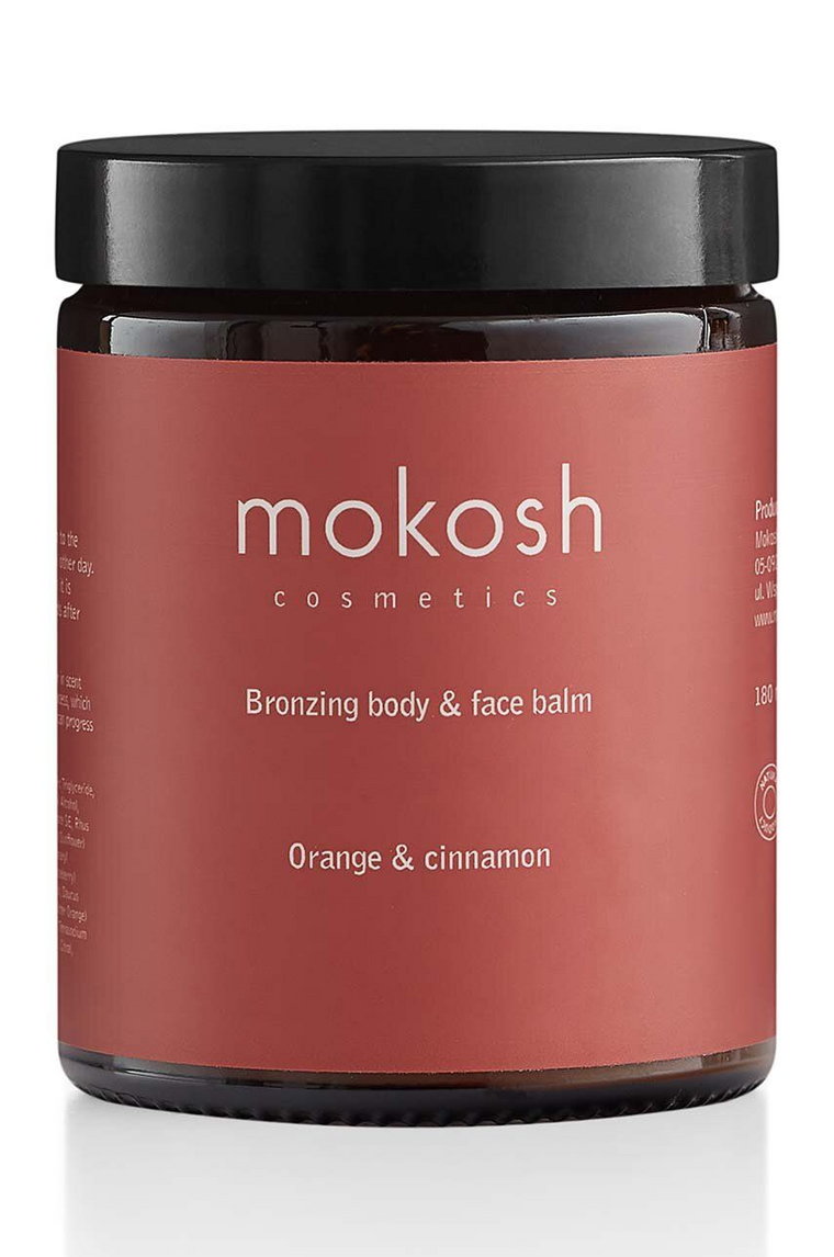 Mokosh brązujący balsam do twarzy i ciała Pomarańcza & Cynamon 180 ml
